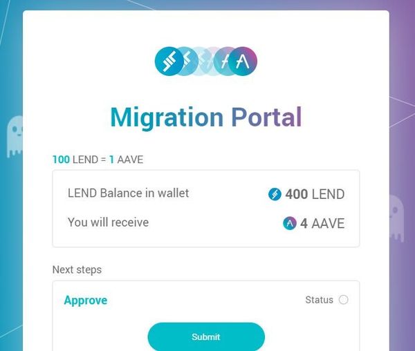 How to migrate LEND and stake AAVE