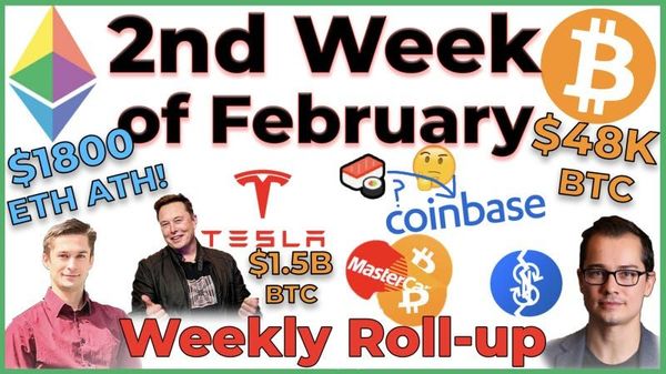 📺 ROLLUP: Elon buys BTC | Crypto on Mastercard | Celebrity NFTs
