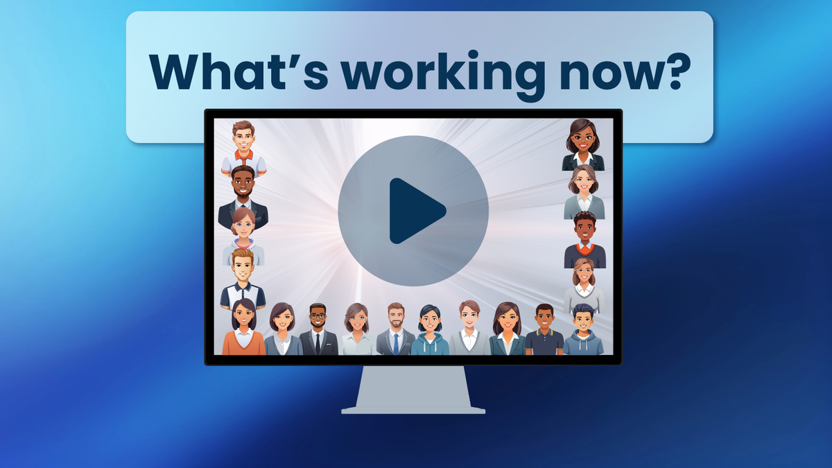 Discussion Session: What's Working Now? (October 30, 2024)