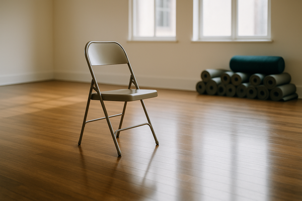Chair Yoga: The High-Loyalty Market Studios Overlook