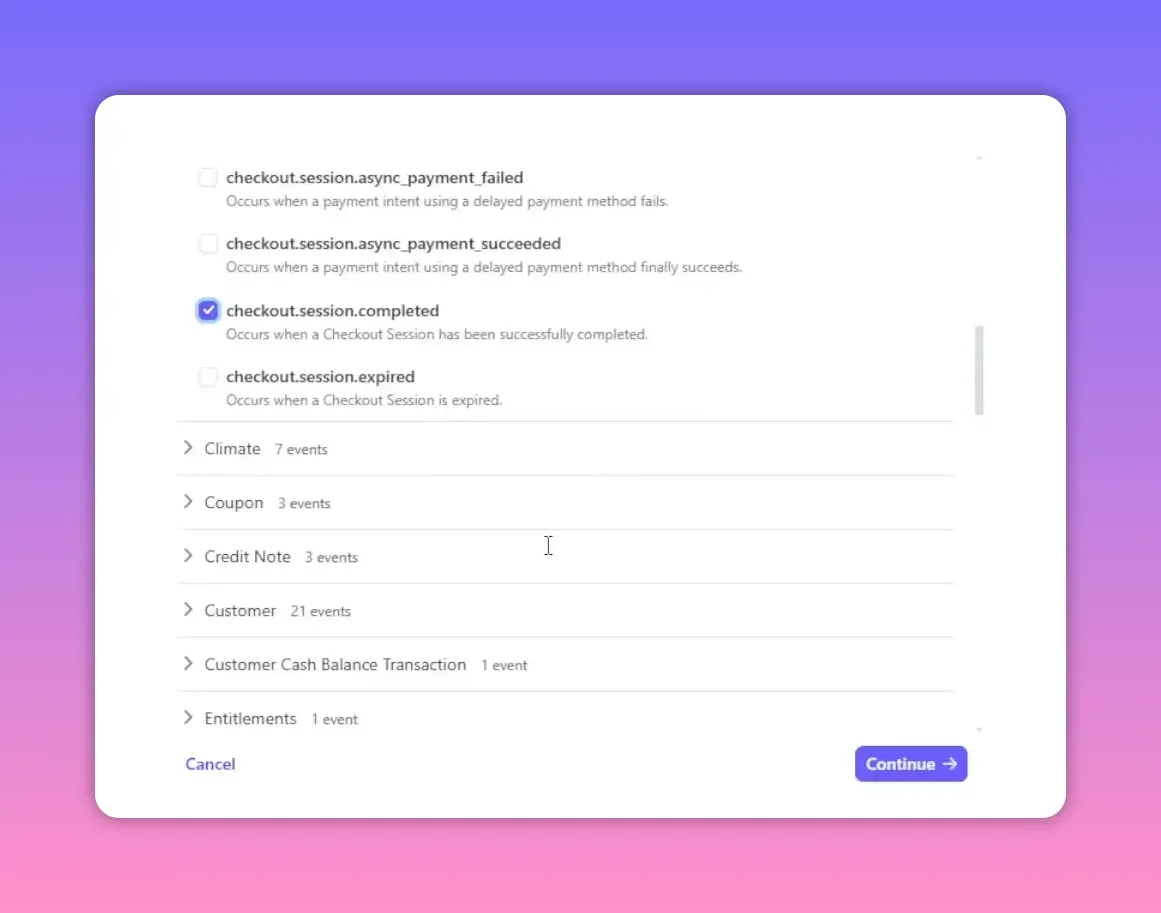 Stripe dashboard sandbox showing left menu with Atlas highlighted