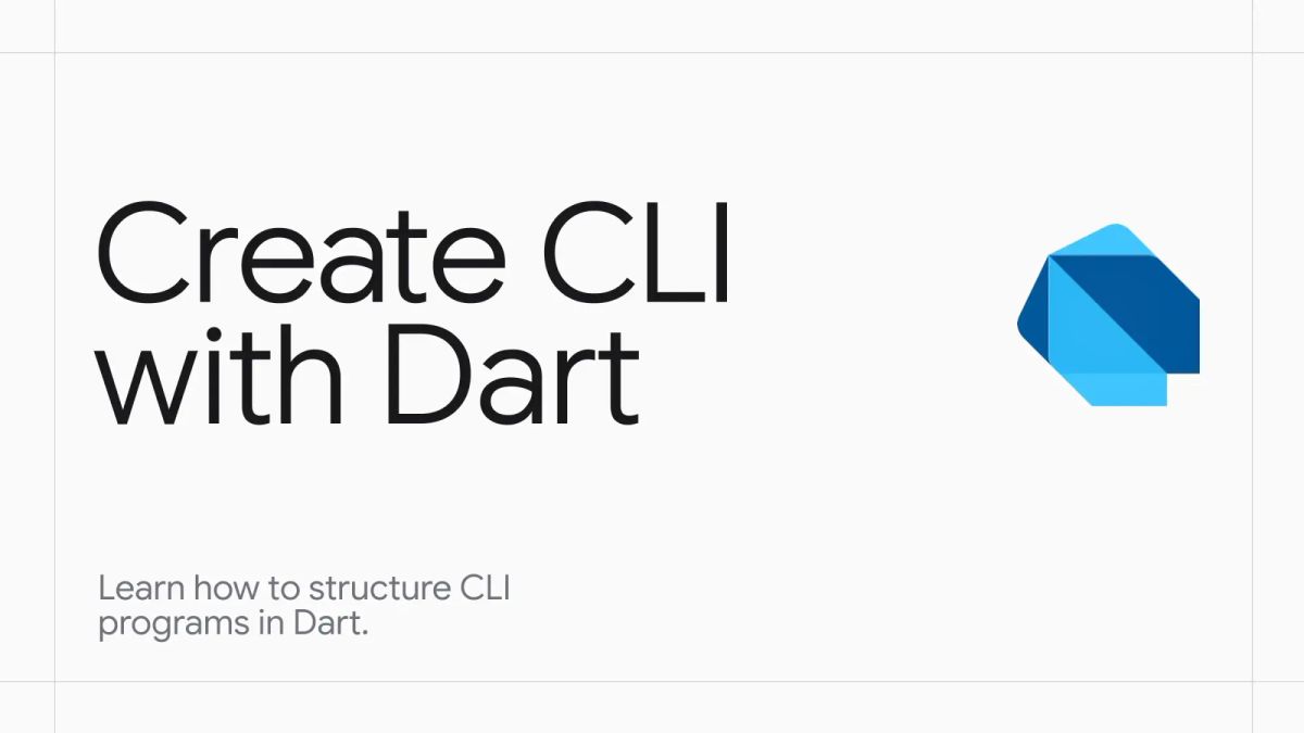 Create CLI with Dart