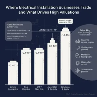 The Complete Valuation Playbook for Electrical Installation Businesses