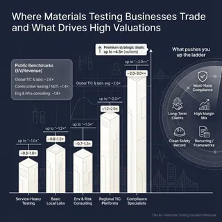 The Complete Valuation Playbook for Materials Testing Businesses