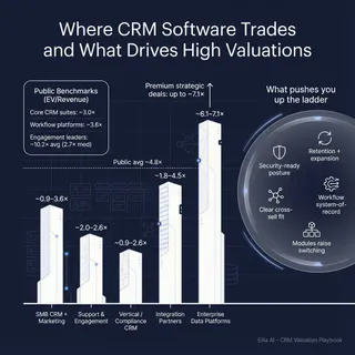 The Complete Valuation Playbook for CRM Software Businesses