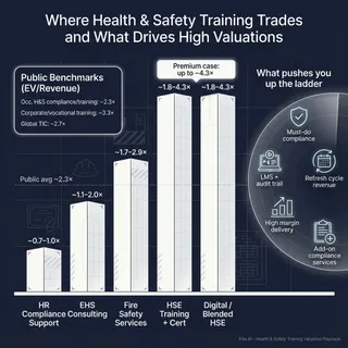 The Complete Valuation Playbook for Health and Safety Training Businesses