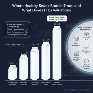 The Complete Valuation Playbook for Healthy Snack Brands Businesses