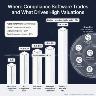 The Complete Valuation Playbook for Compliance Management Software Businesses