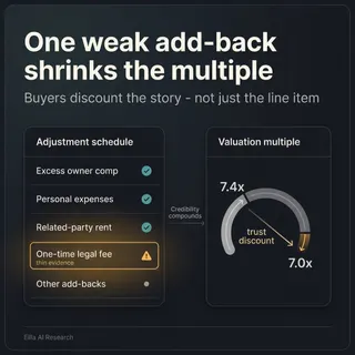 EBITDA Normalization in M&A: What to Adjust, What to Exclude, and Why It Matters