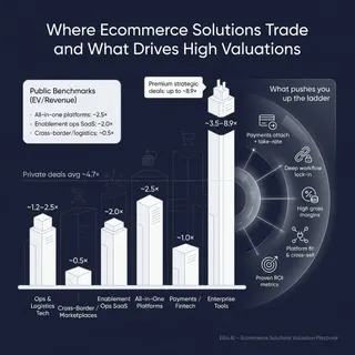 The Complete Valuation Playbook for Ecommerce Solutions Businesses