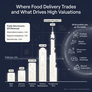 The Complete Valuation Playbook for Food Delivery Businesses