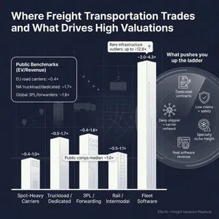 The Complete Valuation Playbook for Freight Transportation Businesses