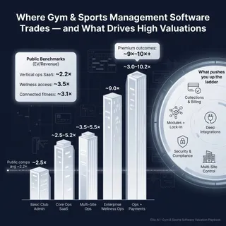 The Complete Valuation Playbook for Gym and Sports Management Software Businesses