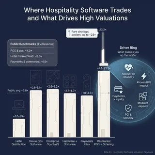 The Complete Valuation Playbook for Hospitality Software Businesses