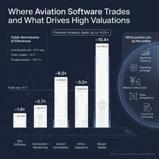 The Complete Valuation Playbook for Aviation Software Businesses