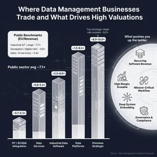 The Complete Valuation Playbook for Data Management Businesses