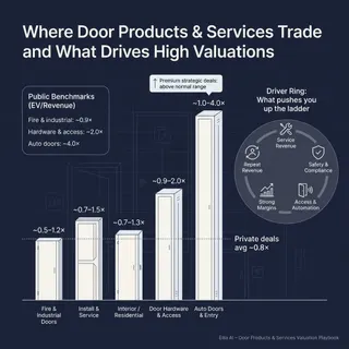 The Complete Valuation Playbook for Door Products and Services Businesses