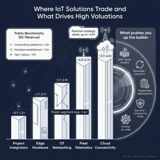 The Complete Valuation Playbook for IoT Solutions Businesses