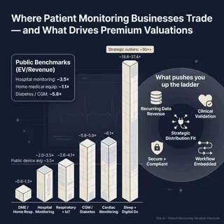 The Complete Valuation Playbook for Patient Monitoring Businesses