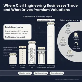 The Complete Valuation Playbook for Civil Engineering Businesses