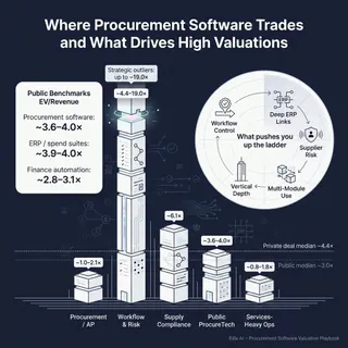 The Complete Valuation Playbook for Procurement Software Businesses
