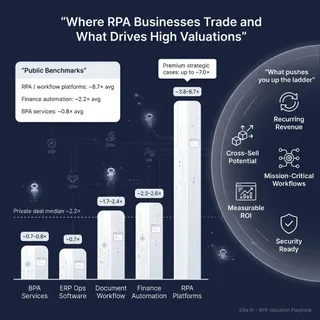 The Complete Valuation Playbook for Robotic Process Automation Businesses
