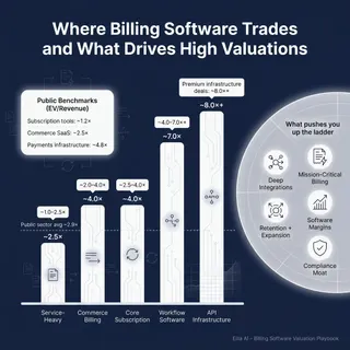 The Complete Valuation Playbook for Billing and Subscription Software Businesses