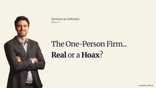 The One-Person Firm... Real or a Hoax?