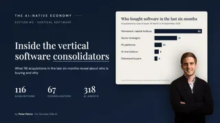 Inside the vertical software consolidators: what 116 acquisitions in the last six months reveal