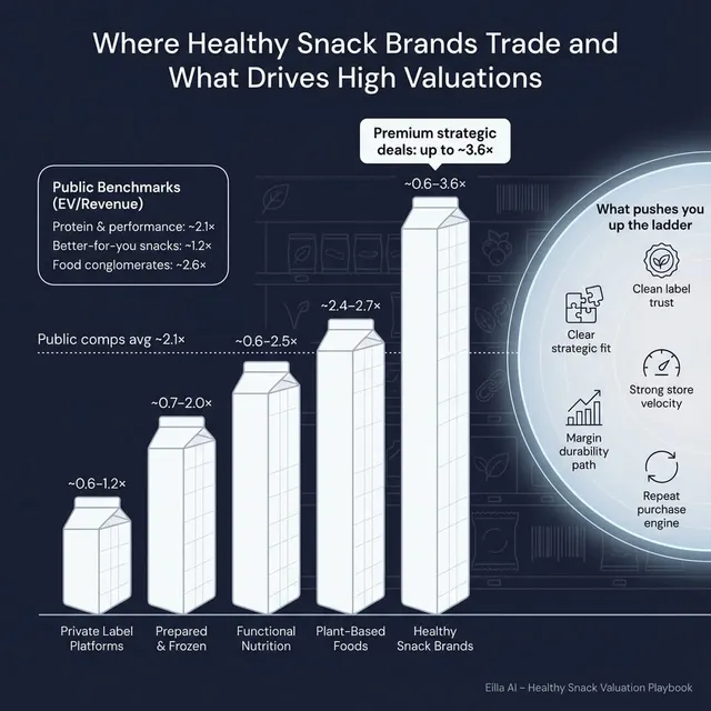The Complete Valuation Playbook for Healthy Snack Brands Businesses