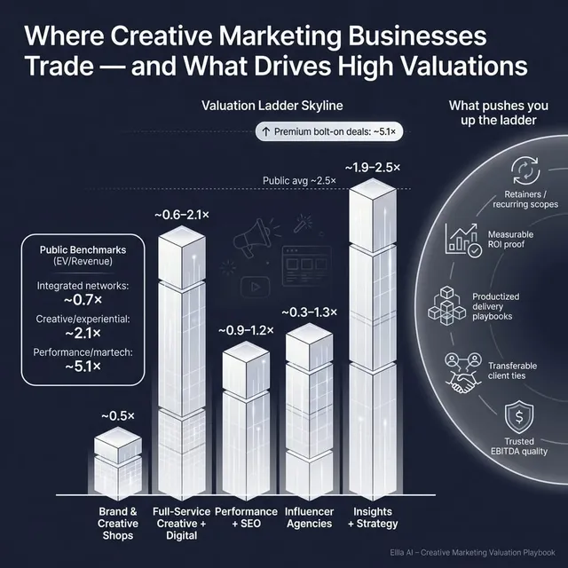 The Complete Valuation Playbook for Creative Marketing Businesses