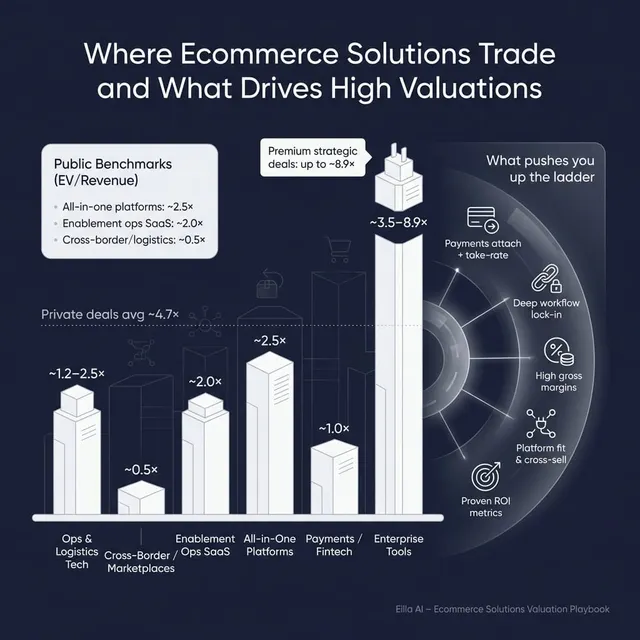 The Complete Valuation Playbook for Ecommerce Solutions Businesses