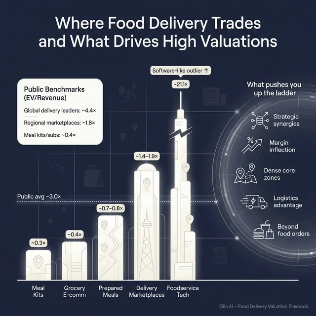 The Complete Valuation Playbook for Food Delivery Businesses