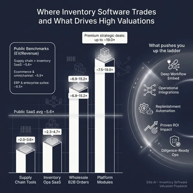 The Complete Valuation Playbook for Inventory Management Software Businesses