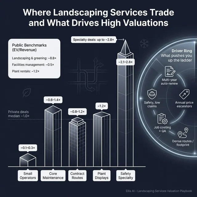 The Complete Valuation Playbook for Landscaping Services Businesses