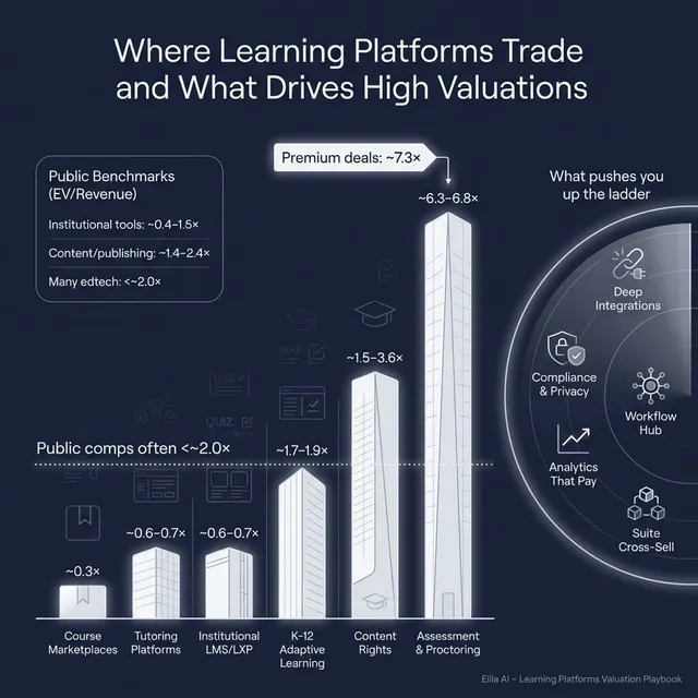 The Complete Valuation Playbook for Learning Platforms Businesses