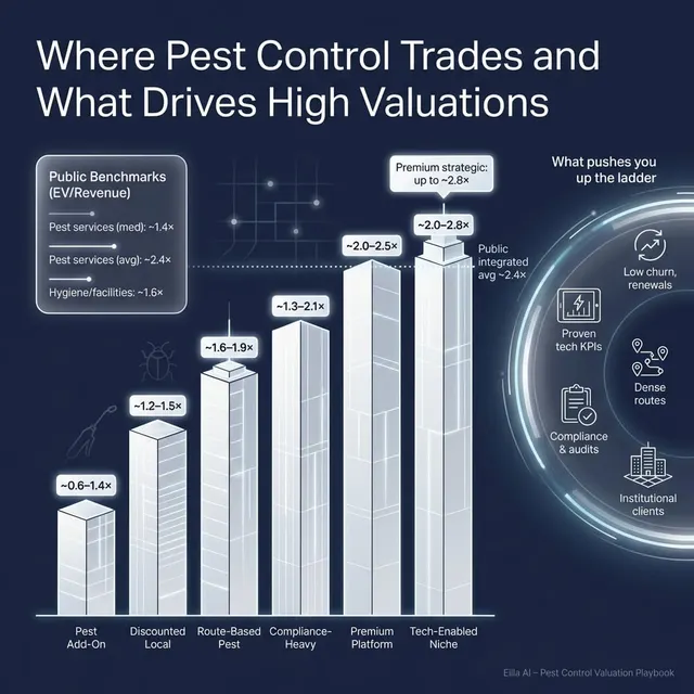 The Complete Valuation Playbook for Pest Control Businesses