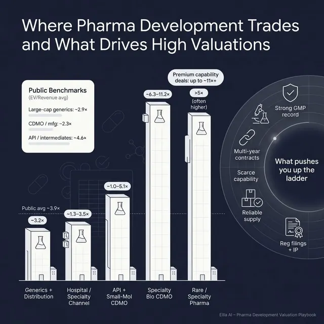 The Complete Valuation Playbook for Pharmaceutical Development Businesses