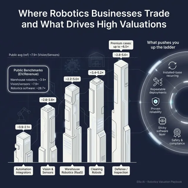 The Complete Valuation Playbook for Robotics Businesses