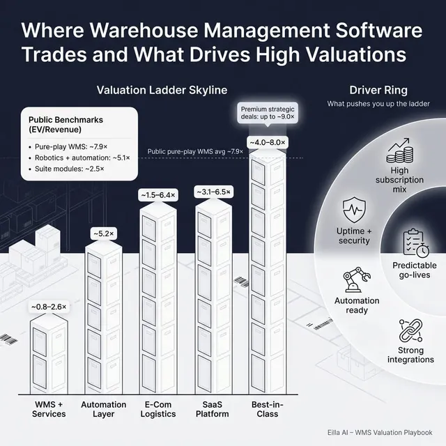 The Complete Valuation Playbook for Warehouse Management Software Businesses