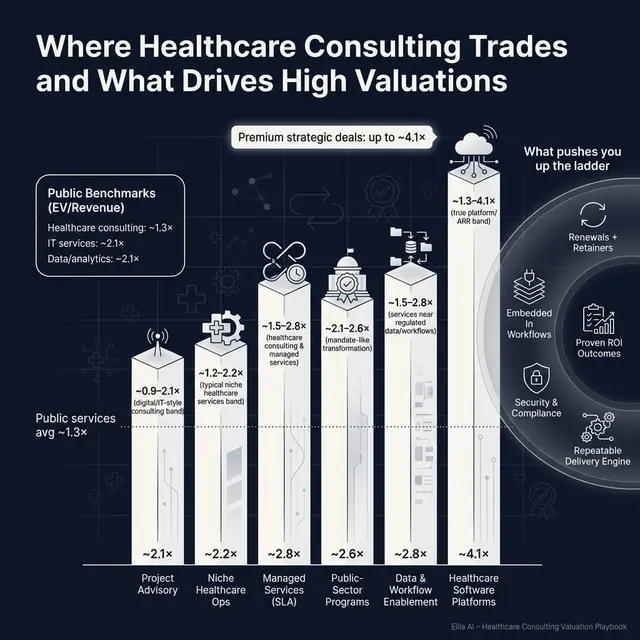 The Complete Valuation Playbook for Healthcare Consulting Businesses