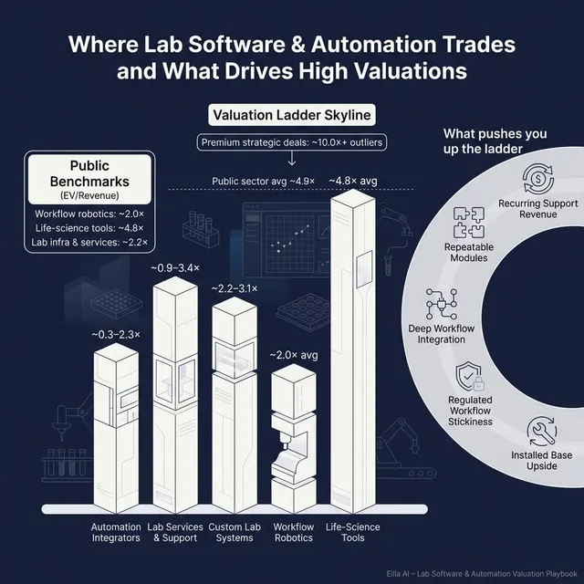 The Complete Valuation Playbook for Lab Software and Automation Businesses