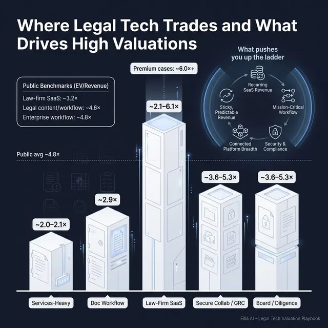 The Complete Valuation Playbook for Legal Tech Businesses