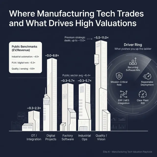 The Complete Valuation Playbook for Manufacturing Technology Businesses