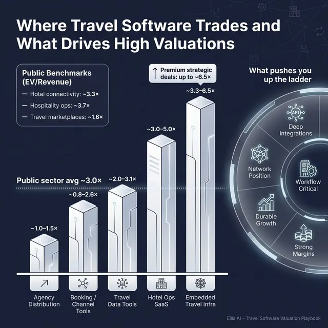 The Complete Valuation Playbook for Travel Software Businesses