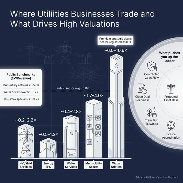 The Complete Valuation Playbook for Utilities Businesses
