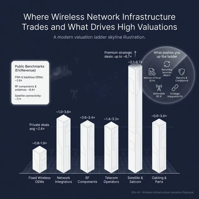 The Complete Valuation Playbook for Wireless Network Infrastructure Businesses