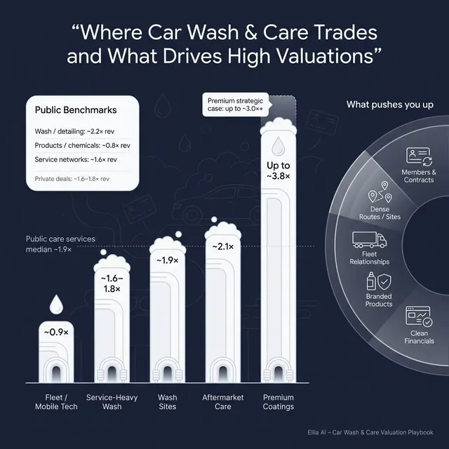 The Complete Valuation Playbook for Car Wash and Care Businesses