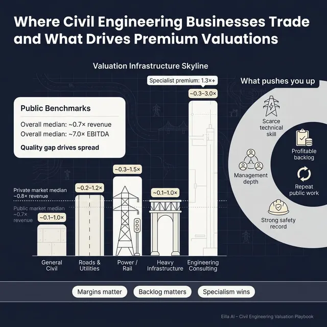 The Complete Valuation Playbook for Civil Engineering Businesses