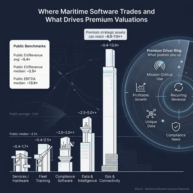 The Complete Valuation Playbook for Maritime Software Businesses